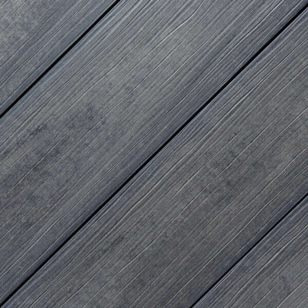WPC Dielen grau, 24,5cm, basaltgrau, diagonal
